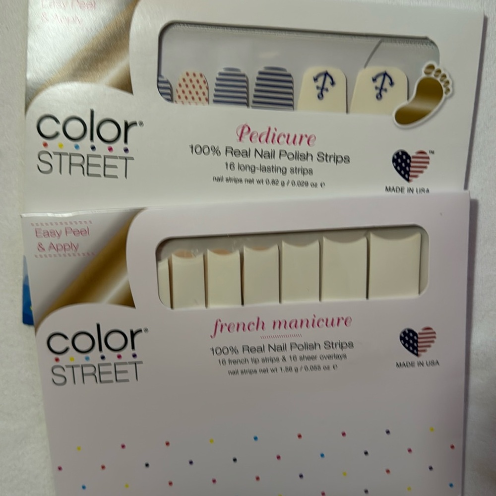 Set of Color Street Mani and Pedi strips 
Never opened